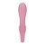 Расширяющийся вибратор с клиторальным стимулятором Satisfyer Air Pump Bunny 2 розовый Расширяющийся вибратор с клиторальным стимулятором Satisfyer Air Pump Bunny 2 розовый