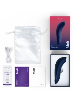 Вакуумный стимулятор для пар We-Vibe Melt синий