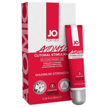 Разогревающий гель для клитора JO Clitoral Gel Atomic мощного действия 10 мл