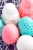Рельефный мини-мастурбатор A-Toys Flaff бирюзовый - 8 см
