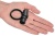 Черное перезаряжаемое эрекционное кольцо Vibrating Silicone C-Ring