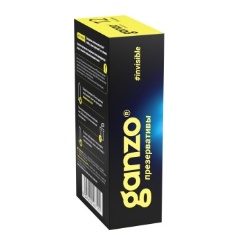 Супертонкие презервативы Ganzo Invisible 12 шт