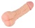 Телесная насадка-мастурбатор 2-in-1 Extension Masturbator - 21 см.