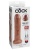 Фаллоимитатор King Cock Uncut с подвижной крайней плотью 18 см мулат