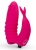 Ярко-розовая вибронасадка на палец Finger Vibrator
