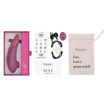 Бесконтактный клиторальный стимулятор Womanizer Next вишневый