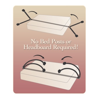 Набор для фиксации в постели Bed Bindings Restraint Kit