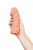 Телесная закрытая насадка с венками Cock Sleeve 006 Size L - 17,6 см
