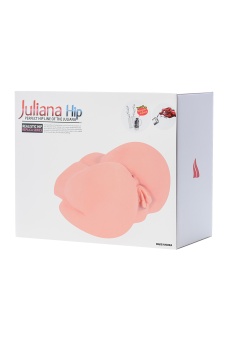 Мастурбатор округлая попка с двумя дырочками Juliana