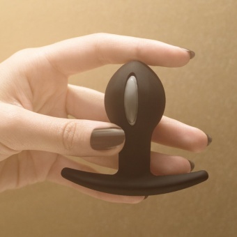 Анальный шарик Fun Factory B Ball Uno чёрно-серый