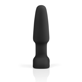 Анальная вибропробка с ротацией b-Vibe Rimming чёрная
