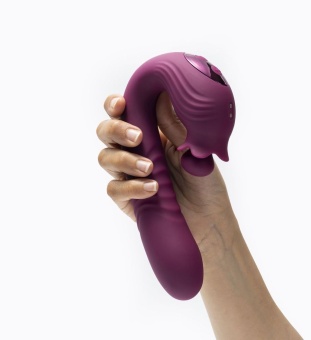 Вибратор со стимуляцией зоны G Selove Campanula фиолетовый