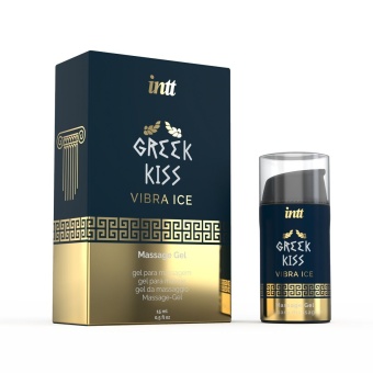 Охлаждающий анальный гель Intt Greek Kiss Vibra Ice - 15 мл