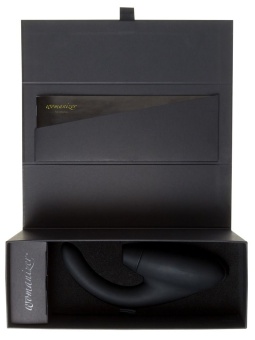 Вибратор с бесконтактной стимуляцией клитора Womanizer InsideOut чёрный