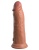 Карамельный вибратор-реалистик 8  Vibrating Silicone Dual Density Cock - 22 см.