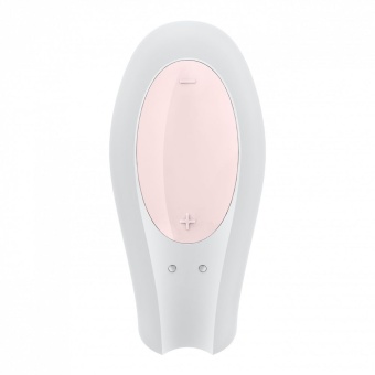 Вибратор для пар с управлением от приложения Satisfyer Double Joy белый