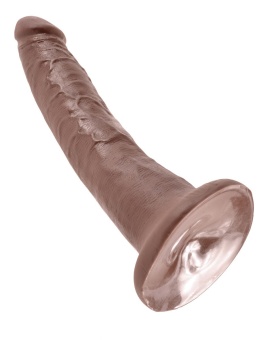 Фаллоимитатор на присоске King Cock 16,5 см коричневый