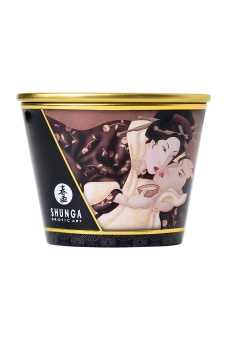 Массажное аромамасло в виде свечи Shunga Excitation Chocolate Шоколад - 170 мл