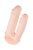 Телесный анально-вагинальный вибратор RealStick Silicone Jason M - 18 см. Телесный анально-вагинальный вибратор RealStick Silicone Jason M - 18 см.