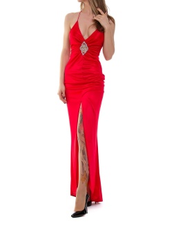 Женские колготки с эффектом цветного тату на левой ноге