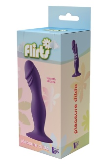 Фиолетовый фаллоимитатор Pleasure Dildo - 14,6 см.