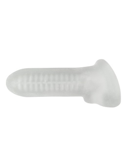 Белый фаллоудлинитель Striker - 13,5 см.