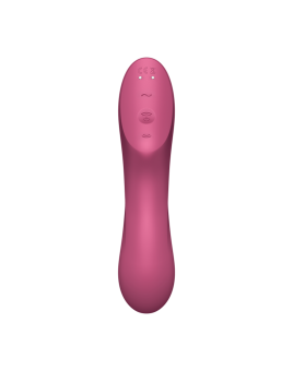 Вакуумный вибростимулятор Satisfyer Curvy Trinity 3 малиновый