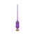 Фиолетовый тонкий стимулятор Nipple Vibrator - 23 см.