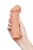 Телесная закрытая насадка с шершавой головкой Cock Sleeve Size L - 17,6 см.