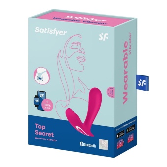 Вибратор Satisfyer Top Secret для ношения и стимуляции точки G розовый