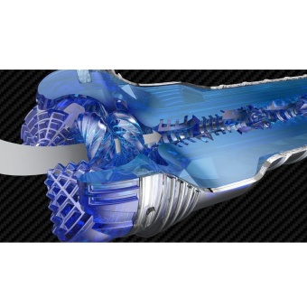 Мастурбатор с имитацией минета Fleshlight Turbo Core синий