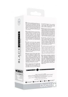 Черный кляп-шарик Silicone Ball Gag with Adjustable Bonded Leather Straps