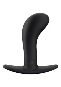 Анальная пробка с загнутым кончиком Fun Factory Bootie Large Anal Toy чёрная