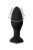 Черная анальная вибровтулка Tucana с ротацией и управлением через приложение - 12 см. Черная анальная вибровтулка Tucana с ротацией и управлением через приложение - 12 см.