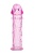 Розовая насадка фаллической формы - 12,5 см.