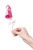 Розовый леденец в форме члена со вкусом айриш крим - 80 гр.