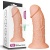 Телесный фаллоимитатор-гигант 9.5 Realistic Curved Dildo - 24 см.