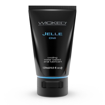 Анальная охлаждающая смазка на водной основе Wicked Jelle Chill - 120 мл
