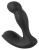 Черный вибростимулятор простаты RC Prostate Massager - 13,1 см.