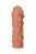 Телесная насадка на фаллос с крупными бугорками Extreme Sleeve 011 S-size - 12,7 см.