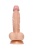 Телесный реалистичный фаллоимитатор Kirc - 17 см.