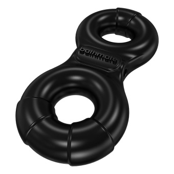 Эрекционное кольцо с вибропулей Bathmate Vibe Ring Eight чёрное