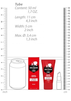 Пролонгирующий лубрикант Numbing CBD from Amsterdam - 50 мл.