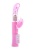 Розовый вибромассажёр для стимуляции G-точки и клитора THE DONATELLA JELLY G Розовый вибромассажёр для стимуляции G-точки и клитора THE DONATELLA JELLY G