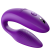 U-образный вибратор для пар We-Vibe Sync 2 фиолетовый U-образный вибратор для пар We-Vibe Sync 2 фиолетовый