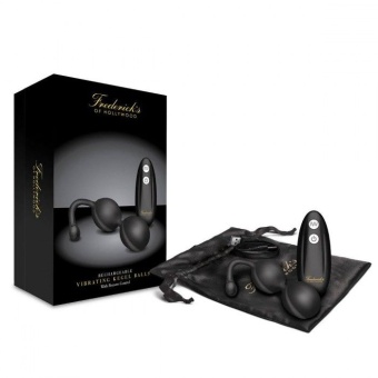 Вагинальные виброшарики с пультом Fredericks черные
