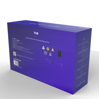 Интерактивный автоматический мастурбатор с нагревом и дистанционным управлением Tingon M1 чёрный