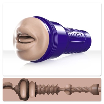 Телесный мастурбатор-рот Fleshlight Boost Blow