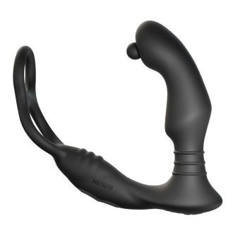 Вибромассажёр простаты с эрекционными кольцами Nexus Simul8 Orbit Edition чёрный