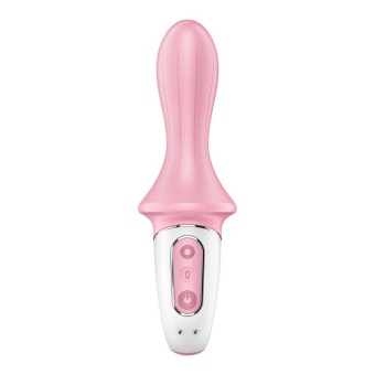 Анальный расширяемый вибратор Satisfyer Air Pump Booty 5 с приложением розовый